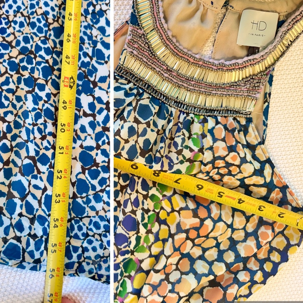HD IN PARIS Anthropologie Mayacamas Multicolor Beaded Maxi Dress - Picture 14 of 16